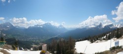 Archived image Webcam Cortina d&#39;Ampezzo - Top Station Duca d&#39;Aosta 09:00
