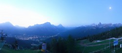 Archiv Foto Webcam Cortina d&#39;Ampezzo: Tofana-Abfahrt (Duca d&#39;Aosta) 03:00