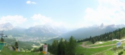 Archiv Foto Webcam Cortina d&#39;Ampezzo: Tofana-Abfahrt (Duca d&#39;Aosta) 11:00
