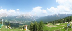 Archiv Foto Webcam Cortina d&#39;Ampezzo: Tofana-Abfahrt (Duca d&#39;Aosta) 13:00
