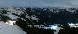 Archiv Foto Webcam SkiWelt Westendorf - Bergstation Fleidingbahn 23:00