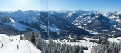 Archived image Webcam SkiWelt Westendorf - Top Station Fleidingbahn 09:00