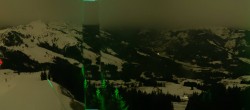 Archiv Foto Webcam SkiWelt Westendorf - Bergstation Fleidingbahn 03:00