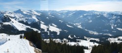 Archiv Foto Webcam SkiWelt Westendorf - Bergstation Fleidingbahn 13:00