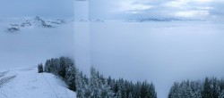 Archiv Foto Webcam SkiWelt Westendorf - Bergstation Fleidingbahn 01:00