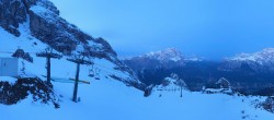 Archived image Webcam Cortina d&#39;Ampezzo - Top Station Pomedes 19:00