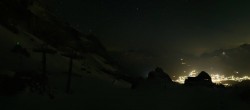 Archived image Webcam Cortina d&#39;Ampezzo - Top Station Pomedes 21:00