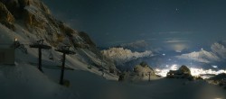 Archiv Foto Webcam Cortina d&#39;Ampezzo - Bergstation Pomedes 23:00