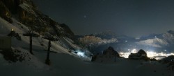 Archiv Foto Webcam Cortina d&#39;Ampezzo - Bergstation Pomedes 01:00