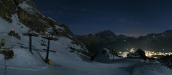 Archived image Webcam Cortina d&#39;Ampezzo - Top Station Pomedes 23:00