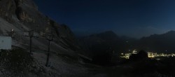 Archiv Foto Webcam Cortina d&#39;Ampezzo - Bergstation Pomedes 01:00