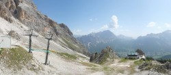 Archiv Foto Webcam Cortina d&#39;Ampezzo - Bergstation Pomedes 09:00