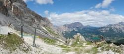 Archived image Webcam Cortina d&#39;Ampezzo - Top Station Pomedes 13:00