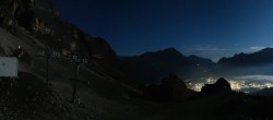 Archived image Webcam Cortina d&#39;Ampezzo - Top Station Pomedes 23:00