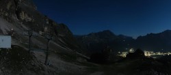 Archived image Webcam Cortina d&#39;Ampezzo - Top Station Pomedes 01:00