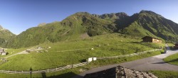 Archived image Webcam Oberiss Alm in the Stubai Oberberg valley 06:00