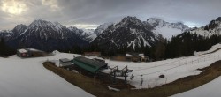 Archiv Foto Webcam Brandnertal - Bergstation Palüdbahn 05:00