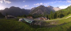 Archiv Foto Webcam Brandnertal - Bergstation Palüdbahn 05:00