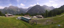 Archiv Foto Webcam Brandnertal - Bergstation Palüdbahn 13:00