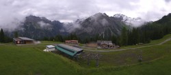 Archived image Webcam Brandnertal - Top Station Palüd Gondola 13:00