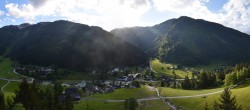 Archiv Foto Webcam Donnersbachwald: Blick auf den Ort und Skigebiet Riesneralm 17:00