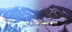 Archiv Foto Webcam Donnersbachwald: Blick auf den Ort und Skigebiet Riesneralm 05:00