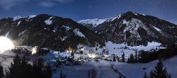 Archiv Foto Webcam Donnersbachwald: Blick auf den Ort und Skigebiet Riesneralm 01:00