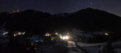 Archiv Foto Webcam Donnersbachwald: Blick auf den Ort und Skigebiet Riesneralm 01:00