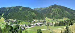 Archiv Foto Webcam Donnersbachwald: Blick auf den Ort und Skigebiet Riesneralm 09:00
