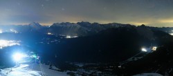 Archived image Webcam Rosshütte - Top station Seefelder Joch 23:00