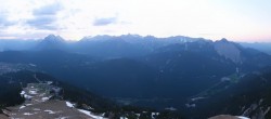 Archived image Webcam Rosshütte - Top station Seefelder Joch 19:00