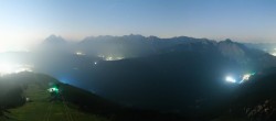 Archived image Webcam Rosshütte - Top station Seefelder Joch 23:00