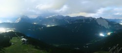 Archived image Webcam Rosshütte - Top station Seefelder Joch 23:00