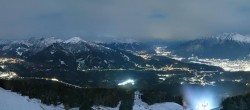 Archiv Foto Webcam Patscherkofel - Bergstation 23:00