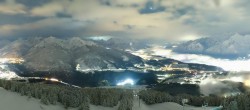 Archiv Foto Webcam Patscherkofel - Bergstation 01:00