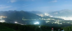 Archiv Foto Webcam Patscherkofel - Bergstation 01:00