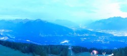 Archiv Foto Webcam Patscherkofel - Bergstation 03:00