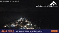 Archiv Foto Webcam Falls Creek: Blick auf das Village 23:00