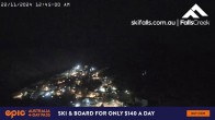 Archiv Foto Webcam Falls Creek: Blick auf das Village 23:00