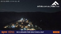 Archiv Foto Webcam Falls Creek: Blick auf das Village 01:00