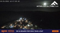 Archived image Webcam Falls Creek: Village View 23:00