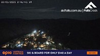 Archived image Webcam Falls Creek: Village View 01:00