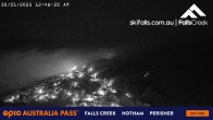 Archiv Foto Webcam Falls Creek: Blick auf das Village 23:00