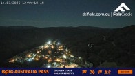 Archived image Webcam Falls Creek: Village View 23:00