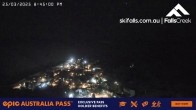 Archiv Foto Webcam Falls Creek: Blick auf das Village 19:00