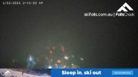 Archiv Foto Webcam Falls Creek: Blick auf das Village 01:00