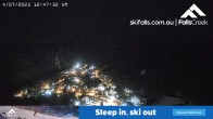 Archived image Webcam Falls Creek: Village View 23:00
