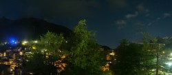 Archiv Foto Webcam Saas Fee: Dorf 23:00