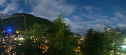 Archived image Webcam Saas Fee: Village 01:00