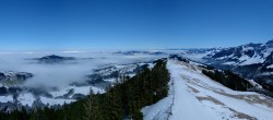 Archiv Foto Webcam Kronberg bei Appenzell: Gipfelpanorama 03:00